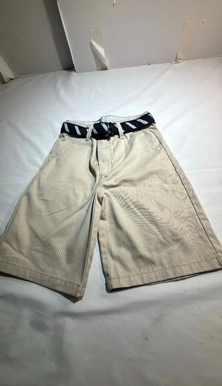Gymboree Boys' Khaki Shorts with Belt Sz 8